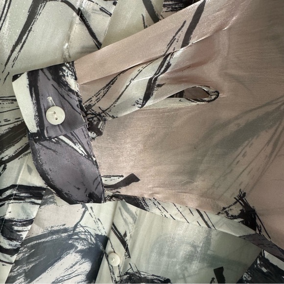 Alfani Abstract Floral Blouse - Picture 5 of 7